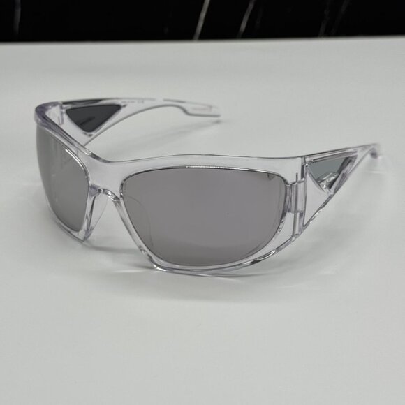 NEW GV40051I 26C GIVENCHY SUNGLASSES TRANSPARENT GREY UNISEX EYEWEAR GIVENCHY - Picture 4 of 12